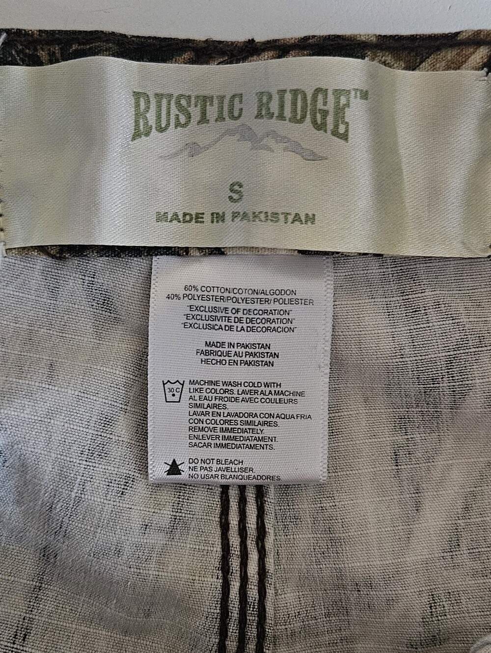 NWOT Rustic Ridge Camo Pants - Picture 5 of 5